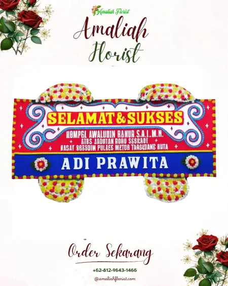 Papan Bunga Ucapan Selamat Pucangmiliran